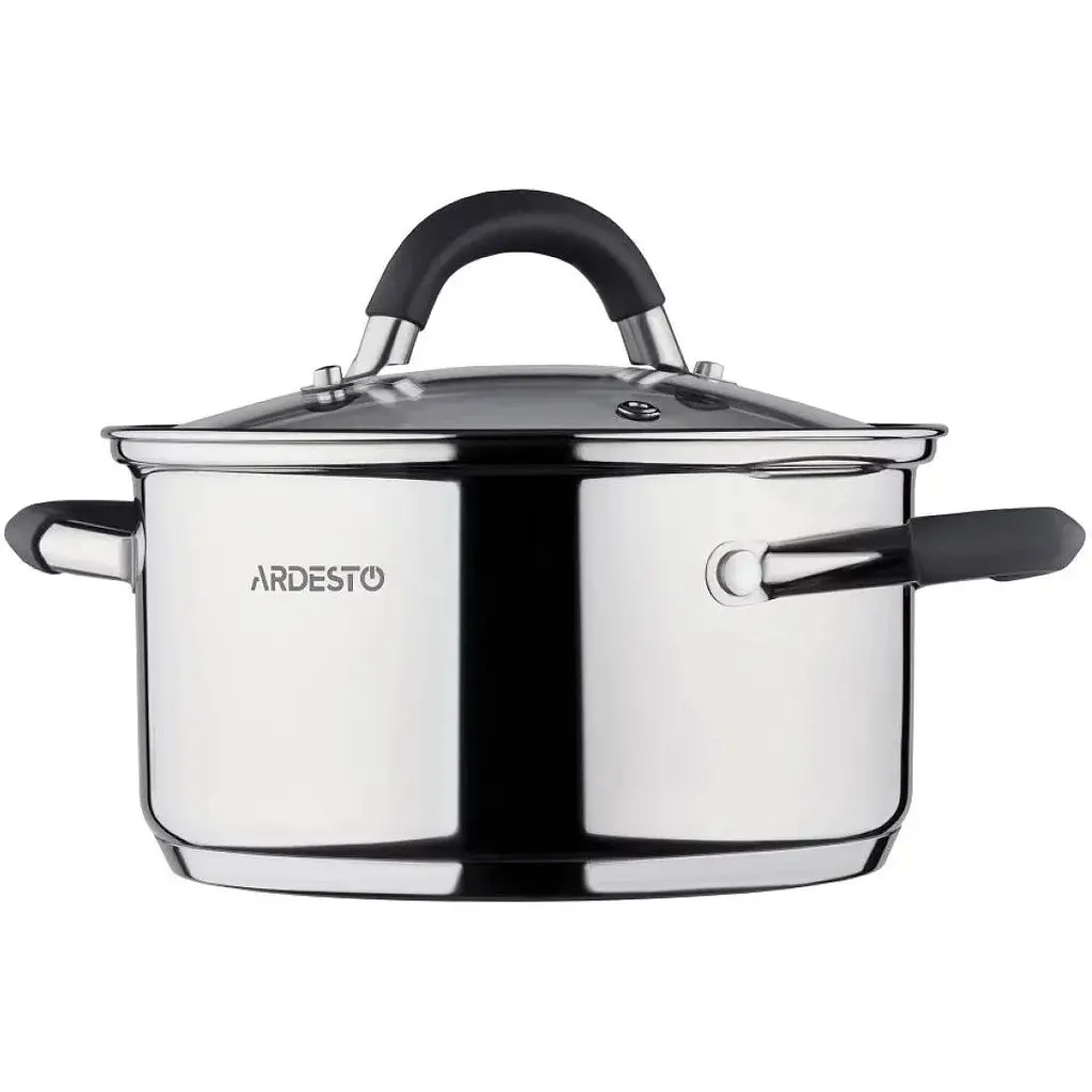 Каструля зі скляною кришкою Ardesto Gemini Salerno 1.2 л - фото 2