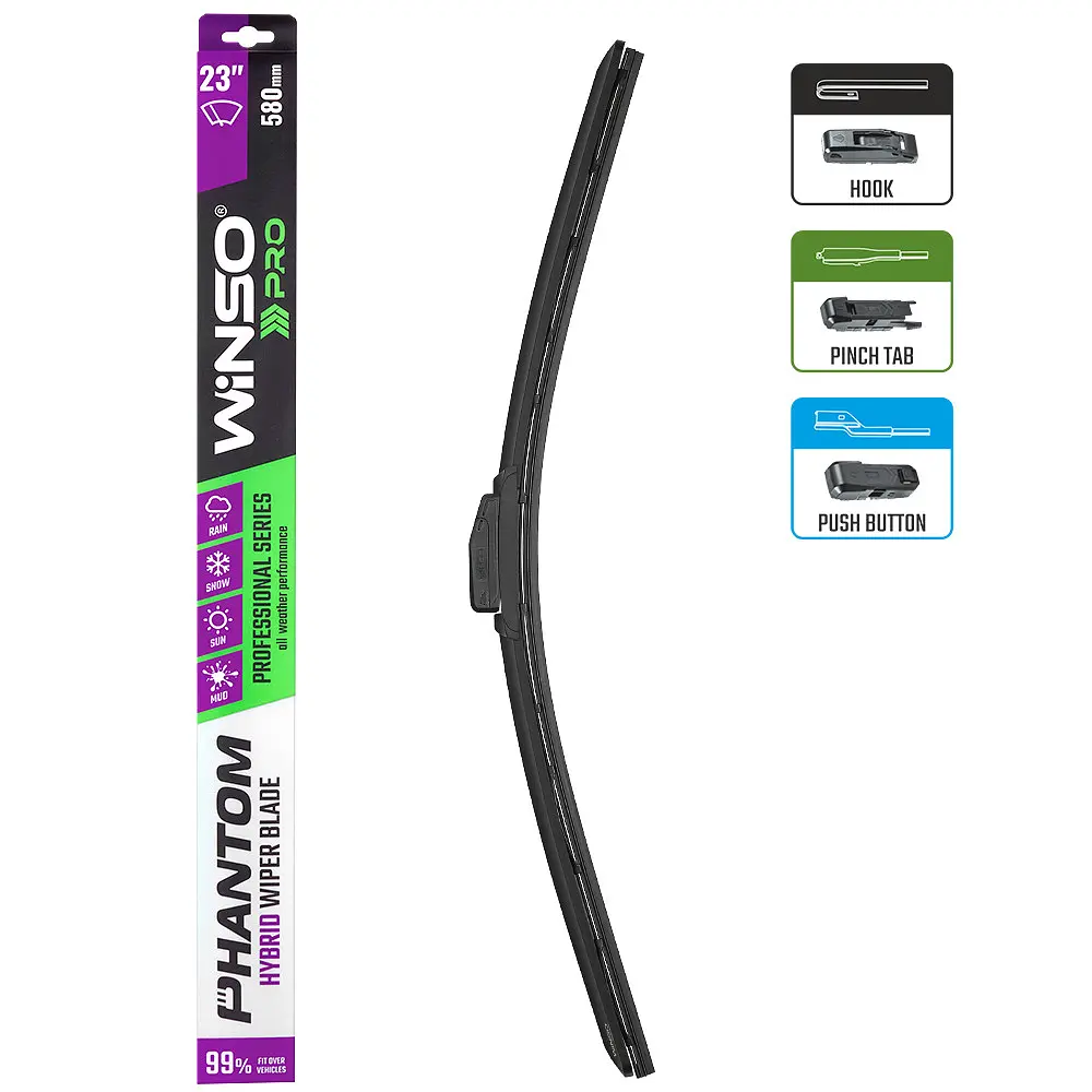 Щетка стеклоочистителя гибридная Winso Pro Phantom 23/580 мм (118580) - фото 3