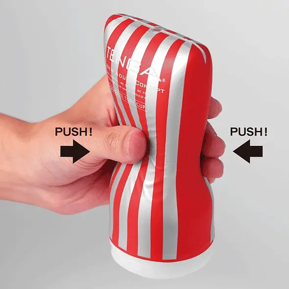 Мастурбатор Tenga Squeeze Tube Cup белый - фото 4