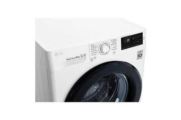 Стиральная машина LG F4J5TN9W фронтальная загрузка 8 кг/1400 об. в мин./глубина 56 см/ A+++ (F4J5TN9W) - фото 9