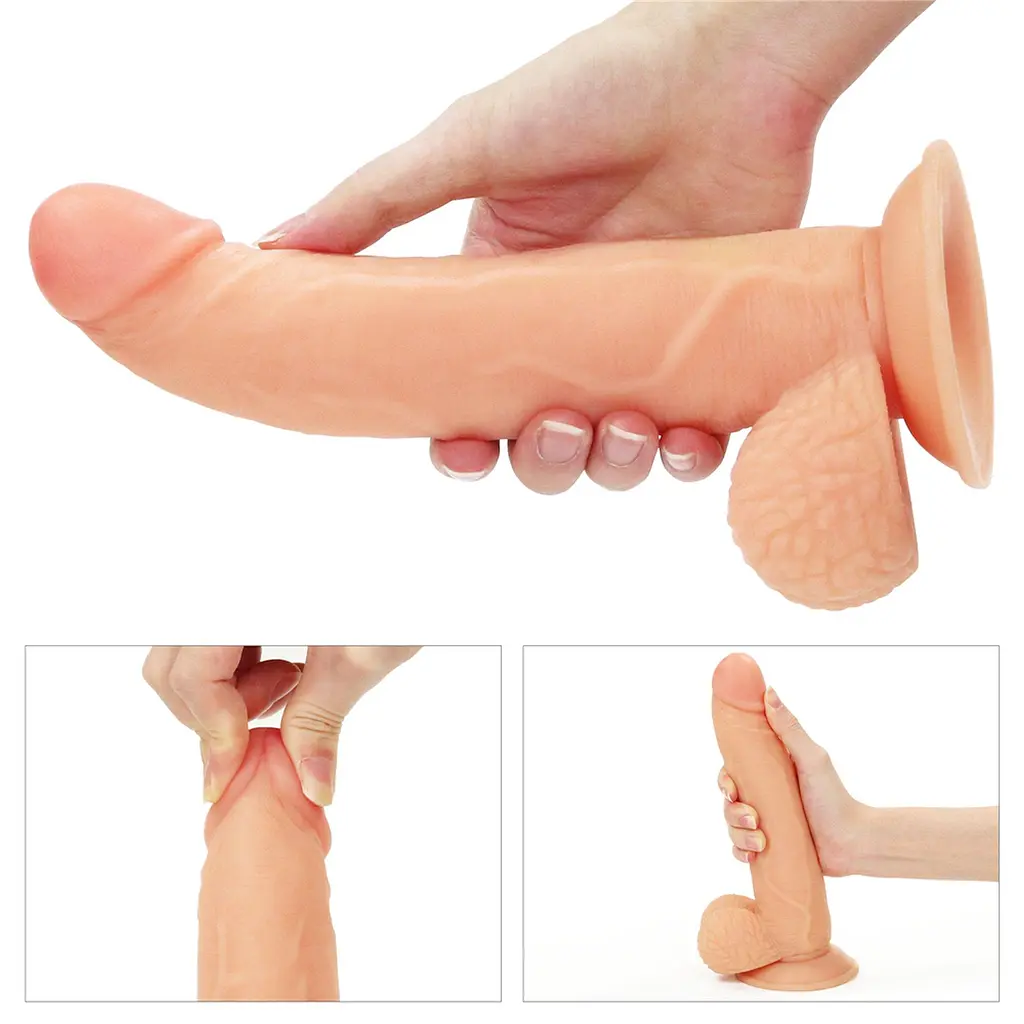 Страпон LoveToy Ingen Easy Strapon Set 21.5 см тілесний - фото 5
