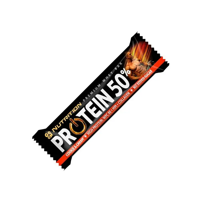 Батончик Protein 50%, 24*40 грам Печиво-крем Go On Nutrition fit0018273 - фото 2