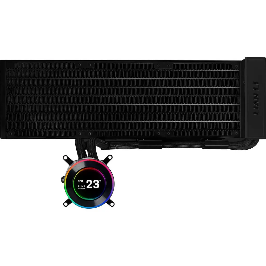 СВО Lian Li HydroShift II LCD-C 360 FANLESS Black (G89.GHS2LCD36B.00)