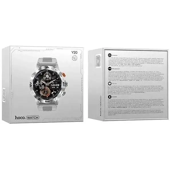 Смарт-часы Hoco Y20 Smart Sports Watch (call version) Silver - фото 4