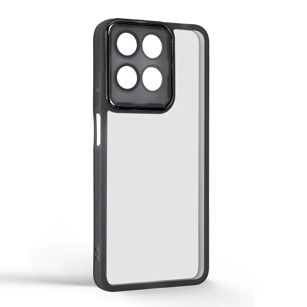 Защитный чехол для Motorola G15/G15 Power/G17 Power 4G/G17 4G, Shade, черный, TPU+PC, матовый, защита всего корпуса, панель-накладка, противоударный, с большими бортами, амортизирует удары при падениях, ArmorStandart (ARM91310) - фото 2