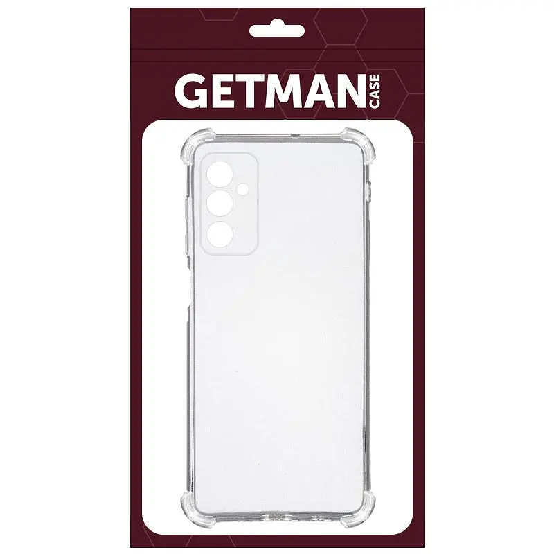 TPU чохол GETMAN Ease logo посилені кути Full Camera для Samsung Galaxy A17 4G/5G Безбарвний (прозорий) - фото 2