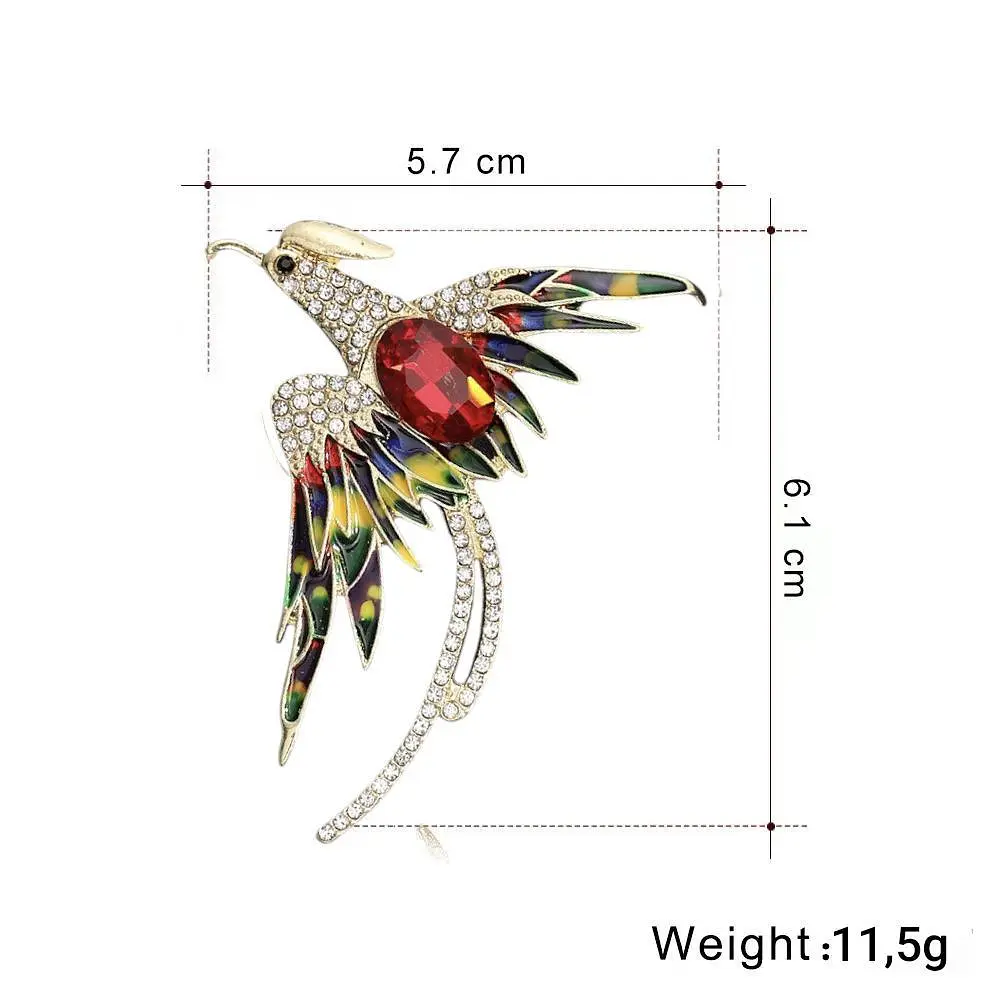 Брошка Птах Фенікс брошка-шпилька (158511345) - фото 2