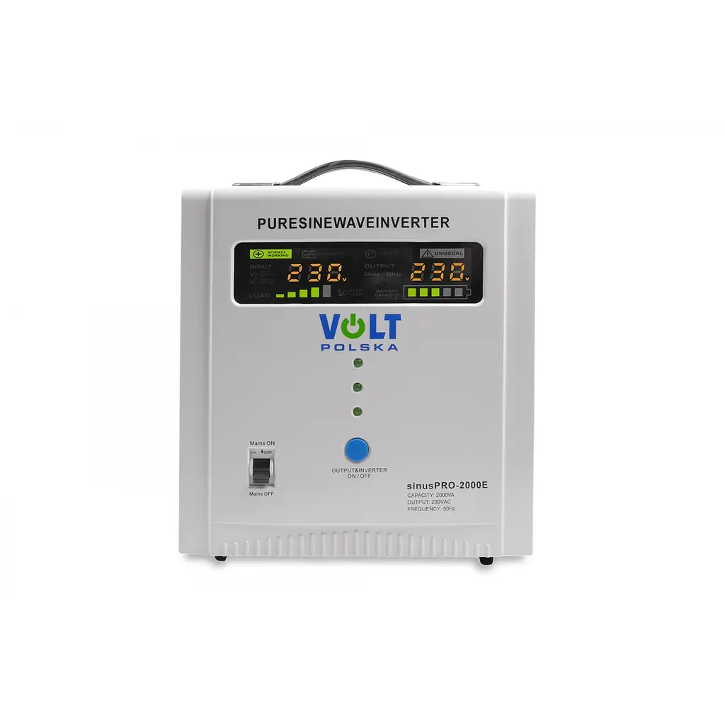 ИБП Преобразователь напряжения Volt Polska SINUS PRO 2000 E 12/230 В (1250/2000 Вт)  - фото 2