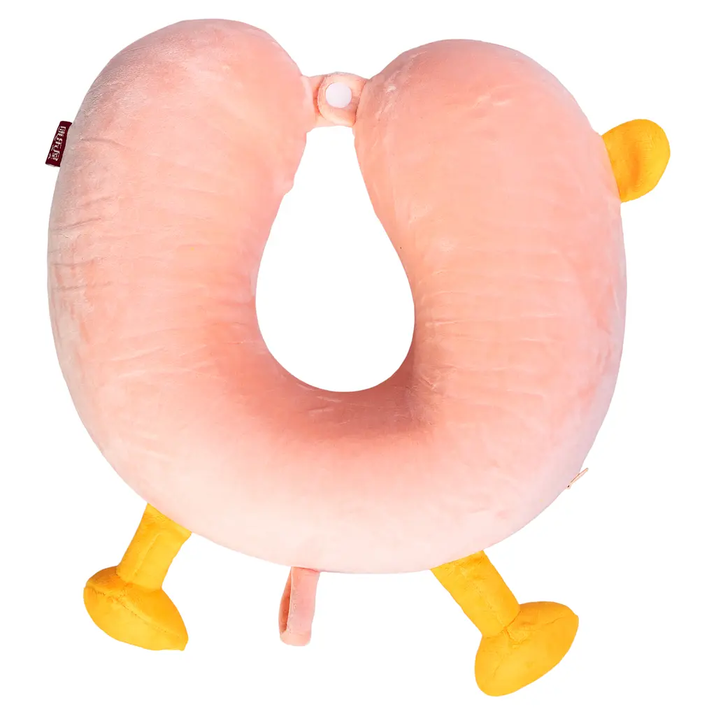 Подушка для шиї Duck U-подібна рожевий HP-56-4P - фото 2