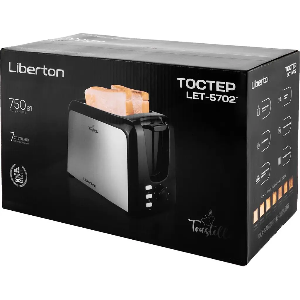 Тостер Liberton LET-5702 [157646] - фото 9