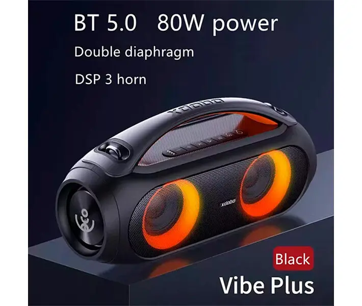 Акустика портативна Xdobo Vibe Plus 80W бездротова колонка - фото 6