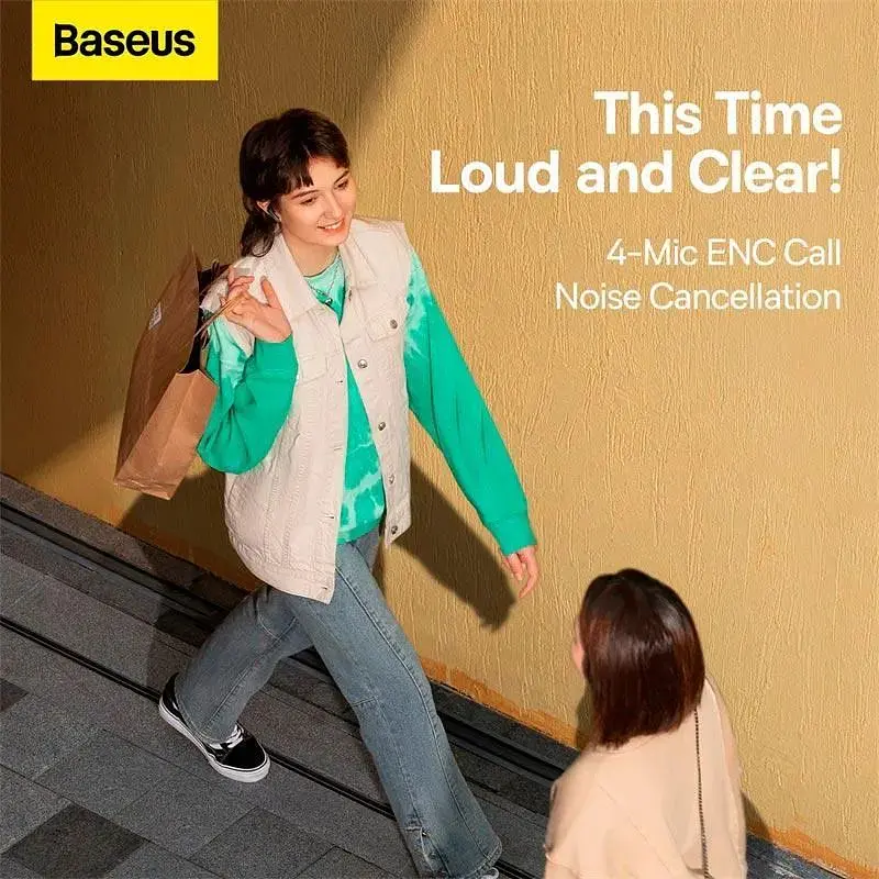 Наушники Baseus True Wireless Earphones Bowie M2 (NGTW140002) белые - фото 6