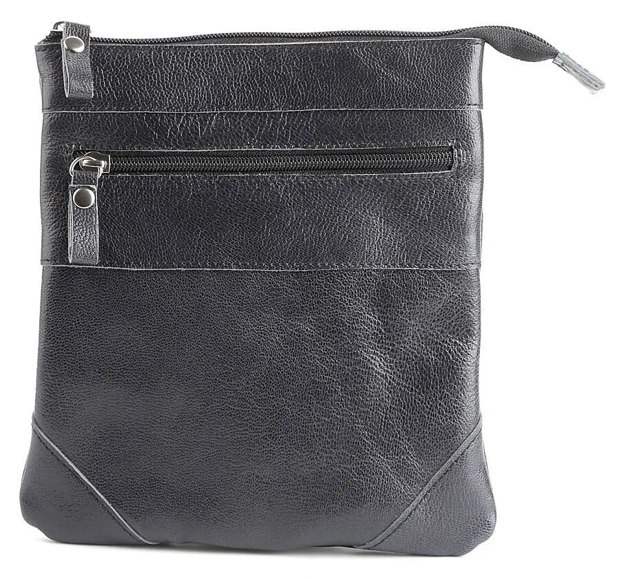 Сумка SHVIGEL 00966 шкіряна синя - фото 6