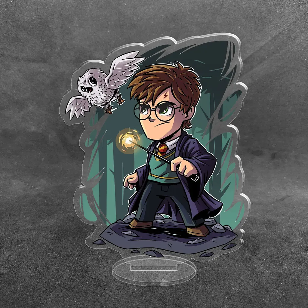 Акрилова колекційна фігурка Чібі Chibi Гаррі Поттер (Hogwarts) 10 см