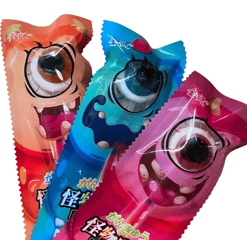Цукерка-льодяник SSNS Halloween Glow Bone Eye Lollipop Candy зі світловим ефектом 10г - фото 4