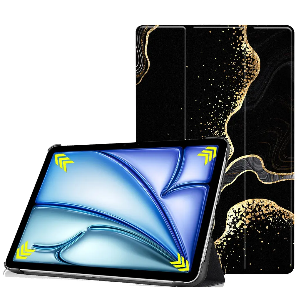 Чохол-книжка BeCover Smart Case для Apple iPad Air 11" M2/M3 (2024/2025) Black Abstraction (711598) - фото 2