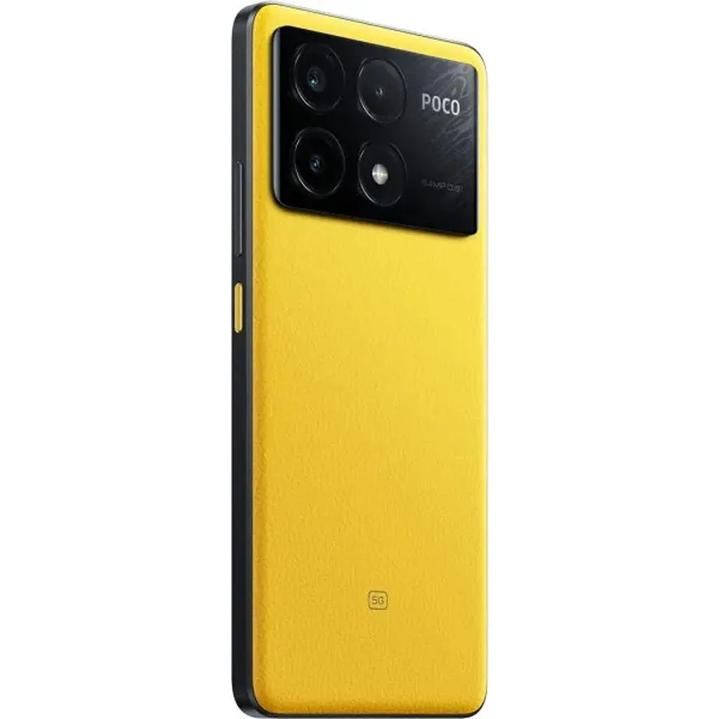 Смартфон Poco X6 Pro 5G 8/256GB Yellow - фото 4