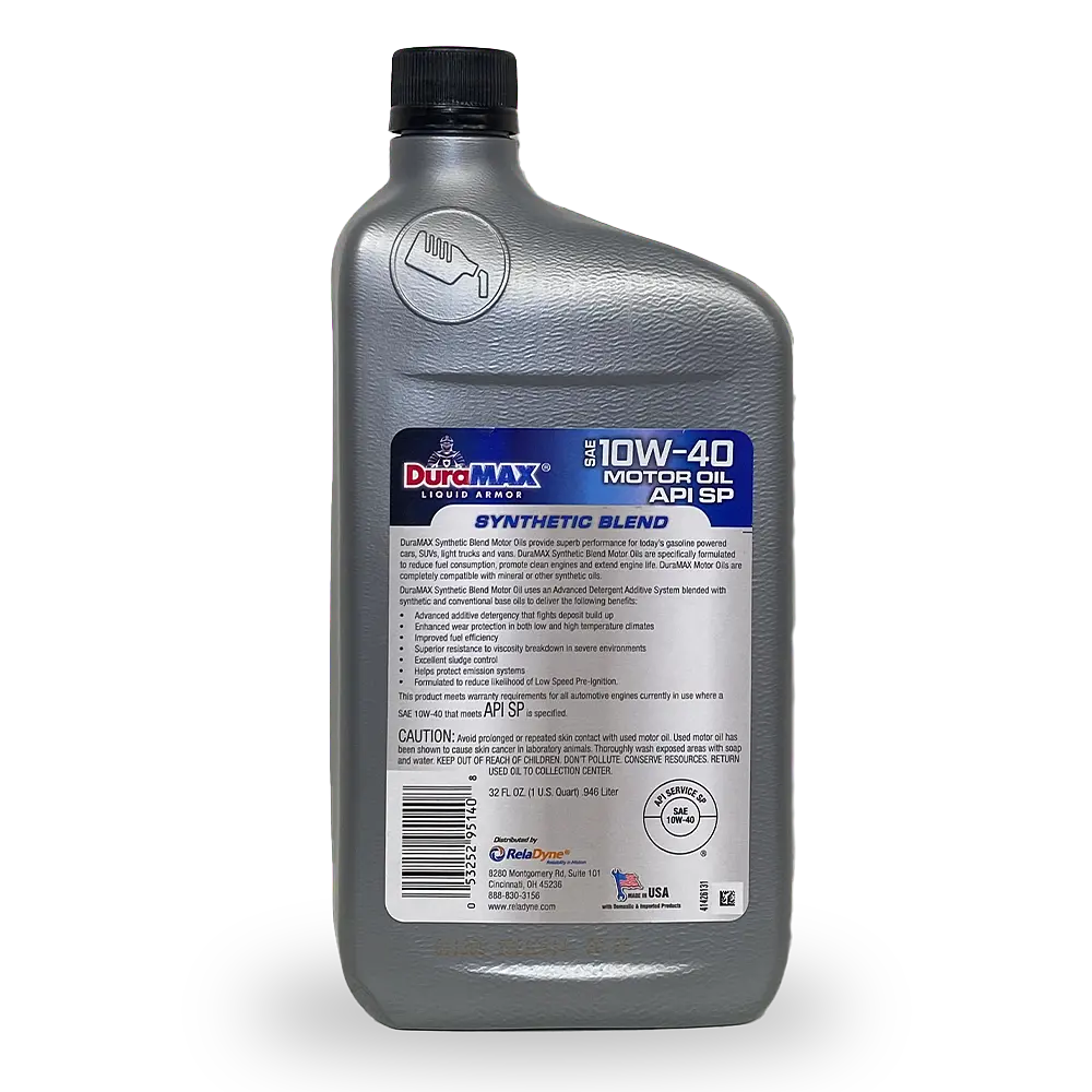 Моторна олива Duramax Synthetic Blend 10W40, 0,946 л. - фото 3