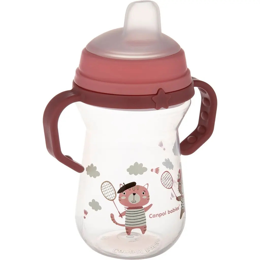 Кружка тренувальна Canpol babies First Cup Bonjour Paris 250 мл рожевий - фото 6