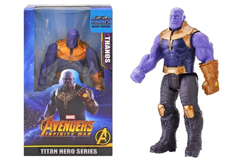Ігрова фігурка супергерой Танос Titan Hero від Marvel зі світлом 95308, в коробці р.38x23x7,5 см YG TOYS