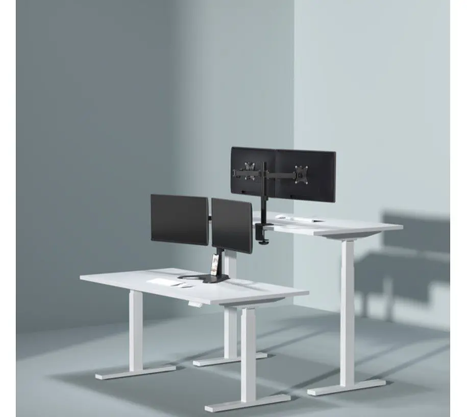 Кронштейн настольный для двух мониторов 17-32 дюйма OfficePro OPMA-102 Black - фото 16