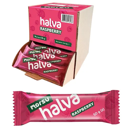 Халва подсолнечная Norsu с ароматом малины 50 г - фото 2