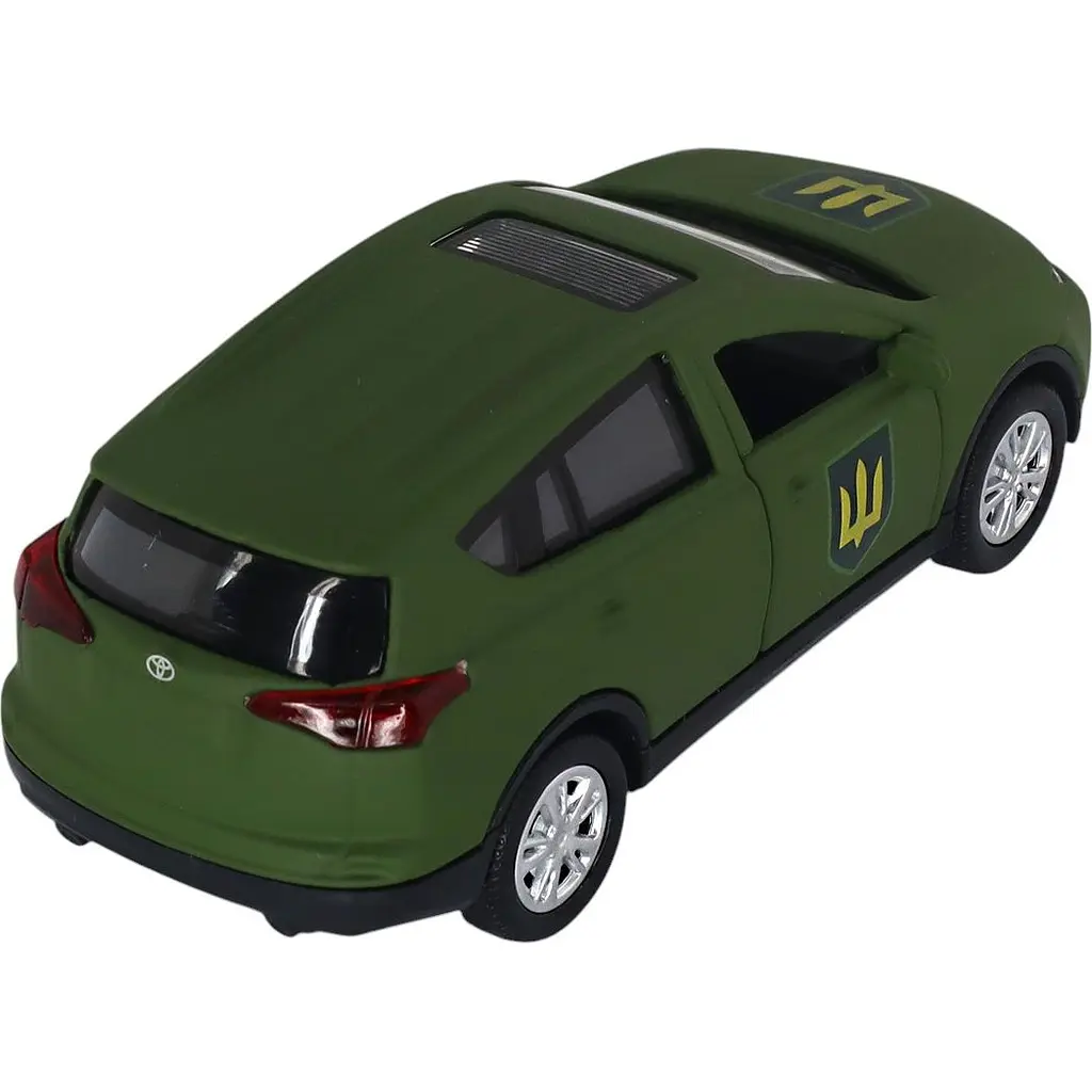 Автомодель TechnoDrive Шеврони Героїв Toyota RAV4 Сухопутні Війська ЗСУ (KM6198M2) - фото 3