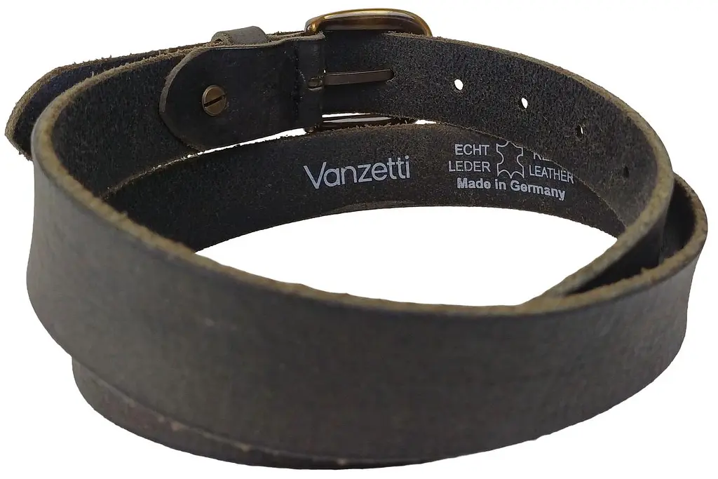 Ремінь жіночий Vanzetti вінтажний під брюки натуральна шкіра 3 см Темно-сірий - фото 8