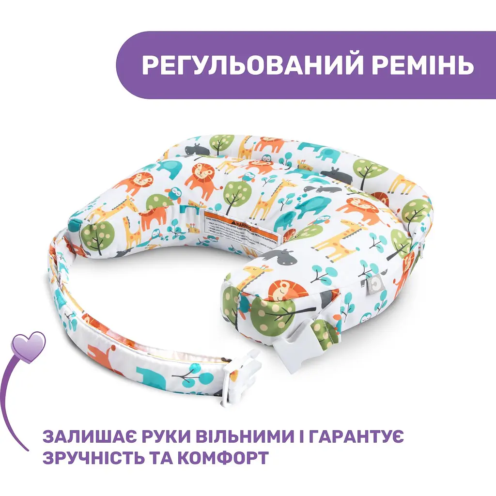 Подушка для годування Chicco Boppy Deluxe біла з синім (79912.86) - фото 3