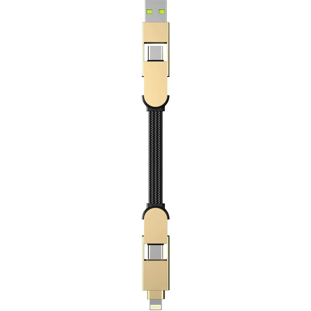 Кабель Rolling Square inCharge X 100W бежевий (X03WR) - фото 2