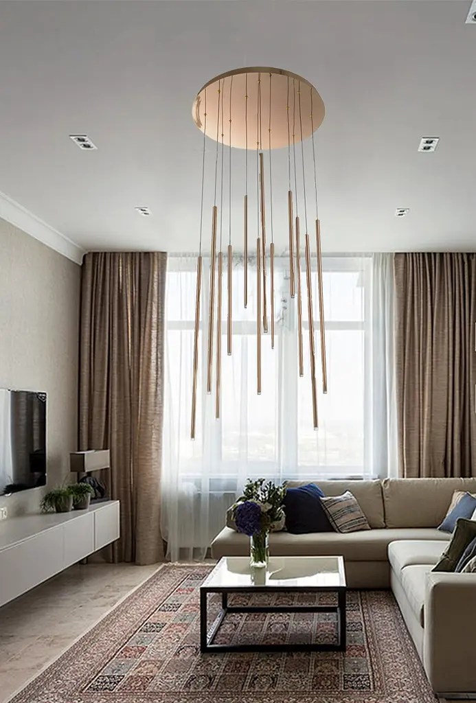 Світильник стельовий Brille підвісний лофт для спальні світлодіодний BL-844S/26W WW RG - фото 6