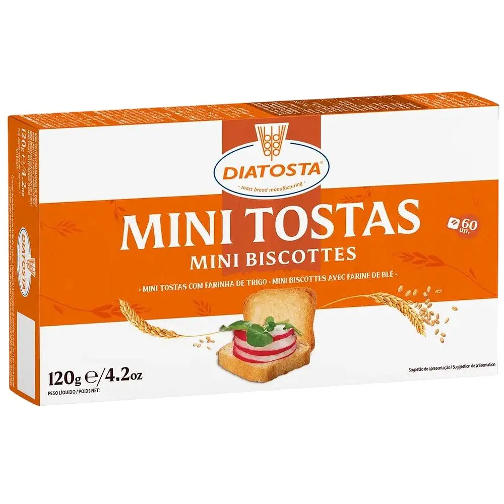 Тости пшеничні Diatosta Minigrill 120 г (618199) - фото 3