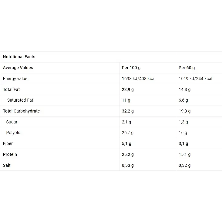 Батончик Amix Tigger Zero Choco Protein Bar Triple Brownie 20 шт. x 60 г  - фото 2