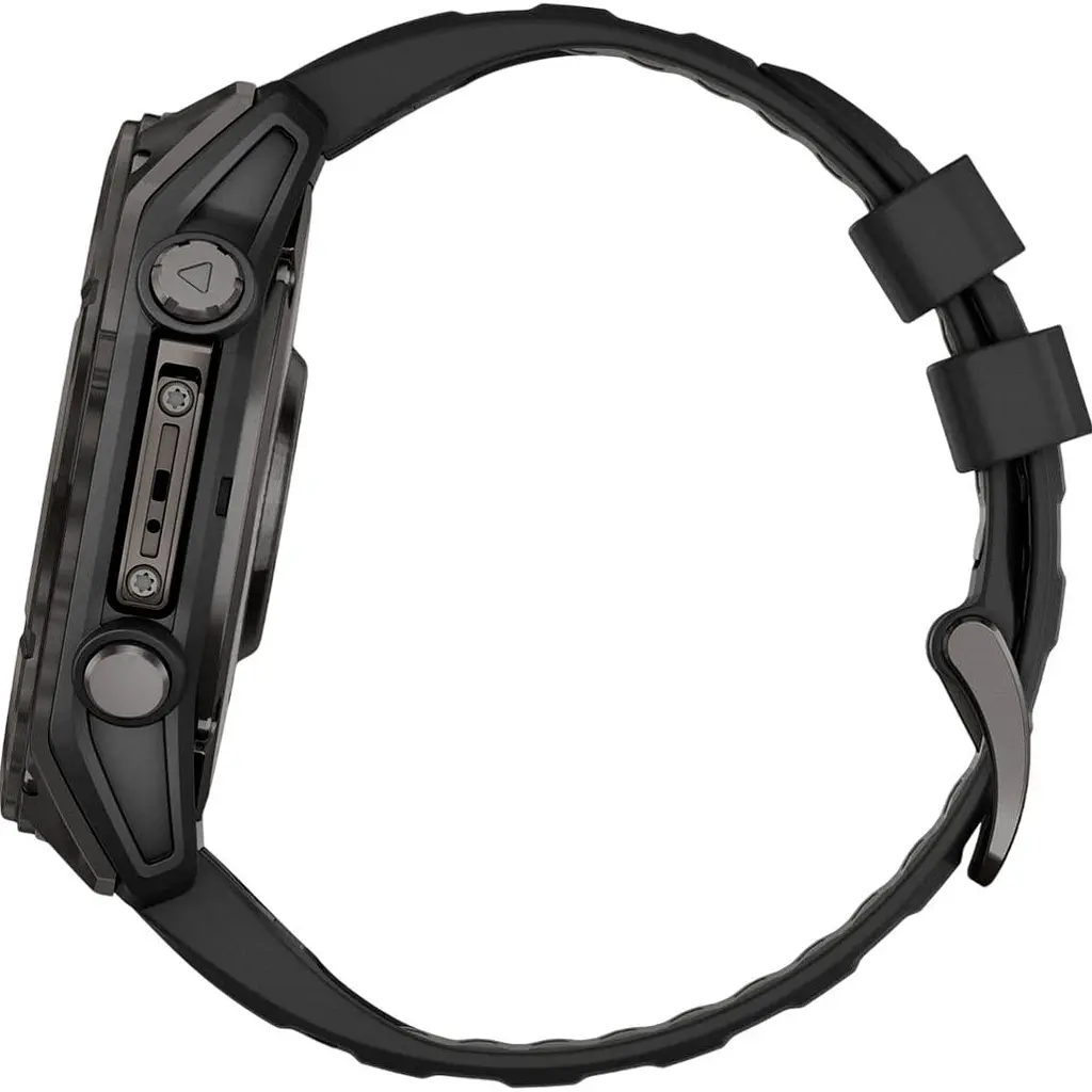 Смарт-годинник Garmin Fenix 8 AMOLED Sapphire 51mm Carbon Gray DLC Titanium with Black/Pebble Gray Silicone Band (010-02905-20/21/63) [115087] - фото 4