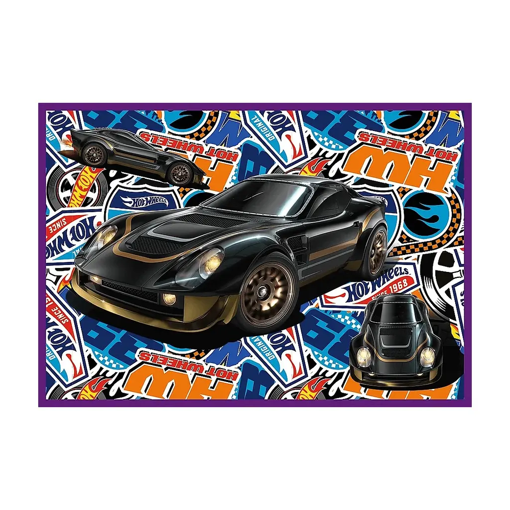 Пазл Trefl Hot Wheels Гоновчний автомобіль 4х 250 елементів (5900511133127) - фото 5