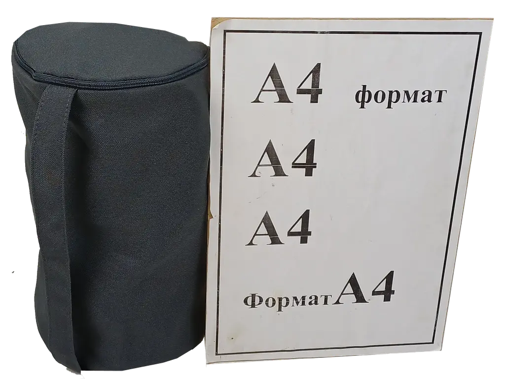 Косметичка Novitesse тканинна циліндрична 25х15 см Сіра - фото 10