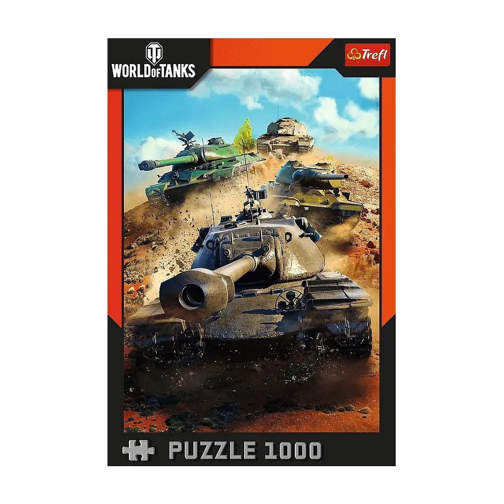 Пазл Trefl World of Tanks: Танки в бою 1000 елементів (5900511109436) - фото 3