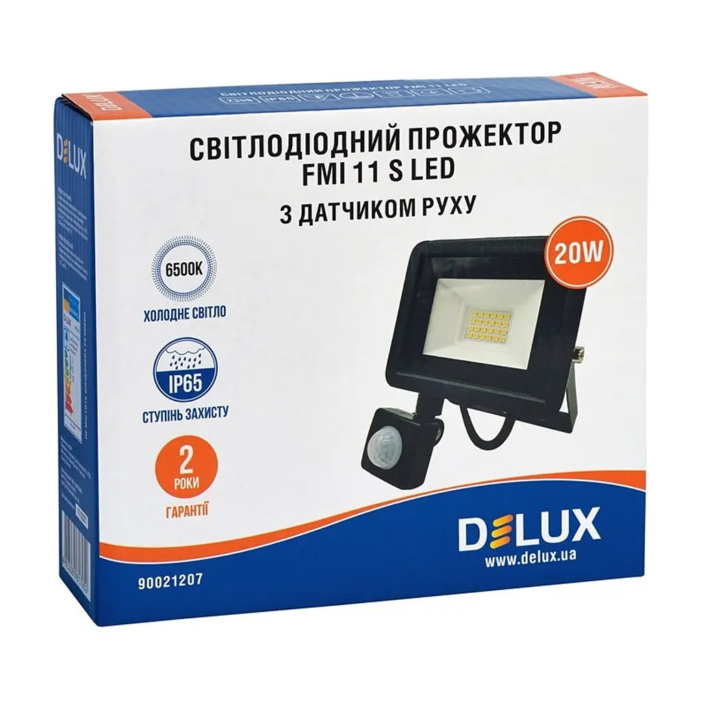 Прожектор Delux FMI 11 S LED 20Вт 6500K IP65 (90021207) - фото 3