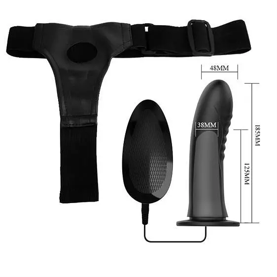 Страпон - Pretty Love Myron 7.2" Vibrating Strap On - фото 5