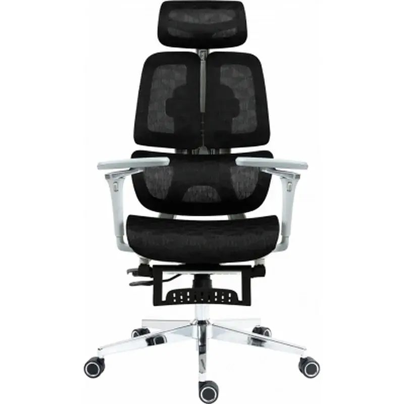 Офісне крісло GT Racer B-2450 White/Black - фото 7