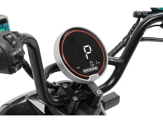 Электроскутер Двухместный Crosser CR4 Pro (1200W, 76.8V/30Ah) Черный - фото 8