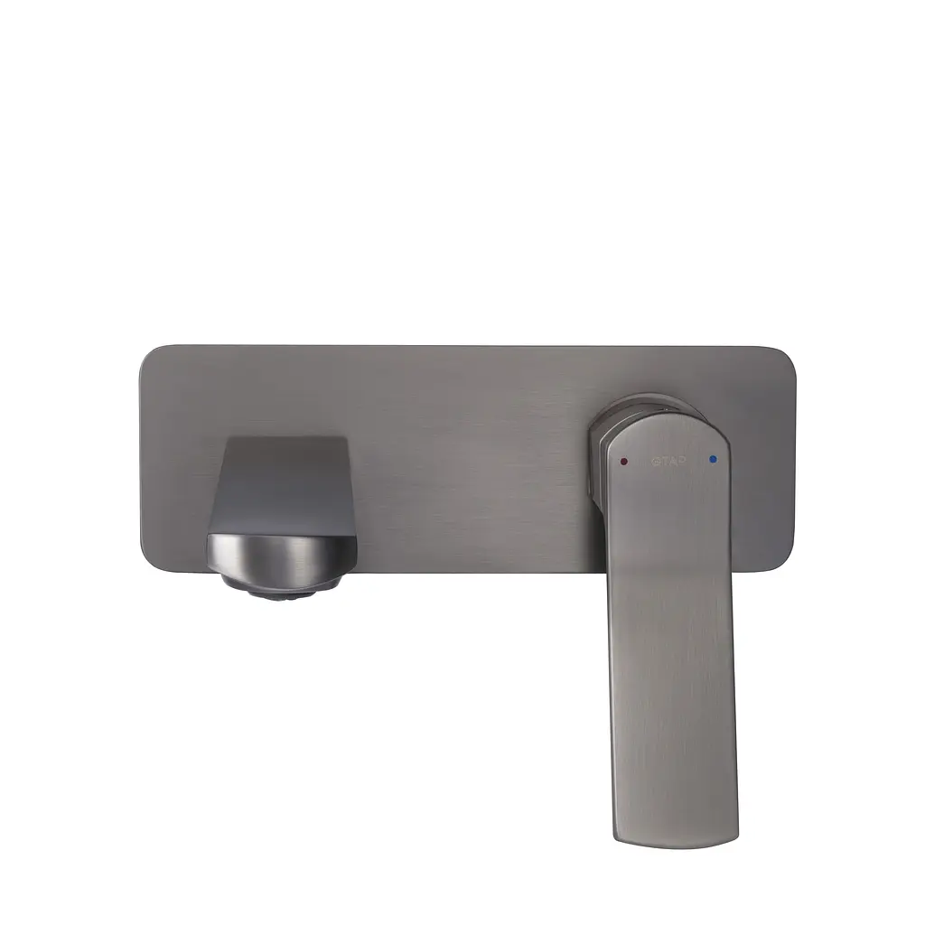 Смеситель для умывальника Qtap Slavonice скрытого монтажа QTSLA273GMB45920 Gunmetal Black PVD Шлифованный черный хром - фото 4