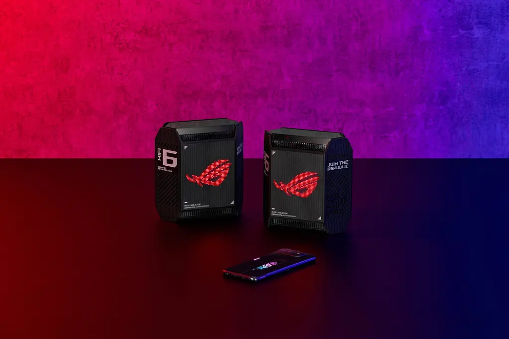 ASUS Маршрутизатор ROG Rapture GT6 1PK black AX10000 3xGE LAN 1x2.5GE WAN 1xUSB 3.2g1 WPA3 OFDMA MESH - фото 5