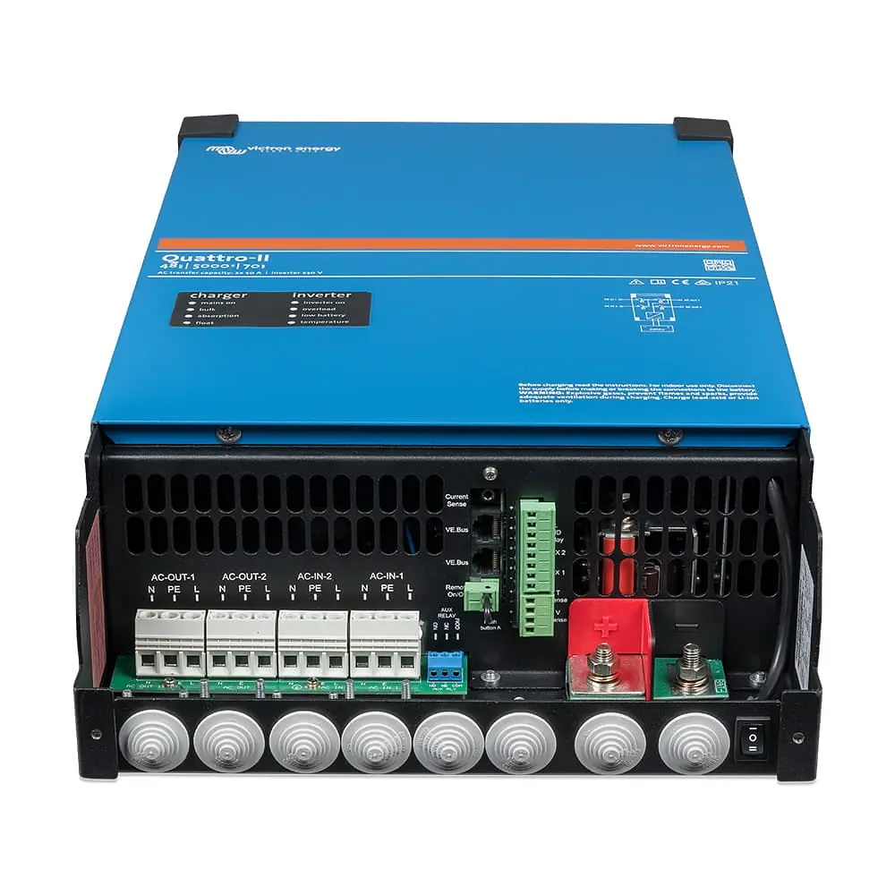 Інвертор 5kVA/4kW Victron Energy Quattro-II 48/5000/70-50/50 (99-00020915) - фото 6