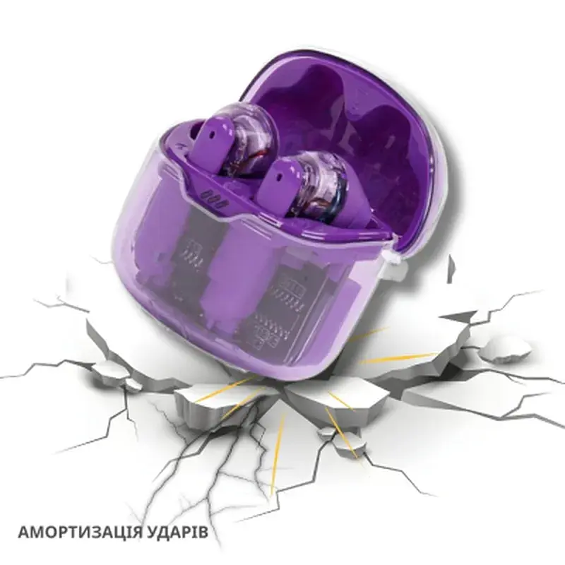 Чохол для навушників BeCover для JBL Tune Flex 2 Transparent (714829) - фото 2