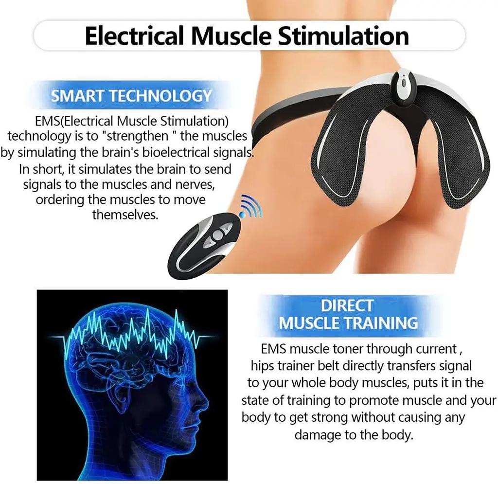 Стимулятор черевної порожнини Ben Belle Hip Trainer Electronic Smart Training Portable Muscle Toner Hip Trainer for Me - фото 3