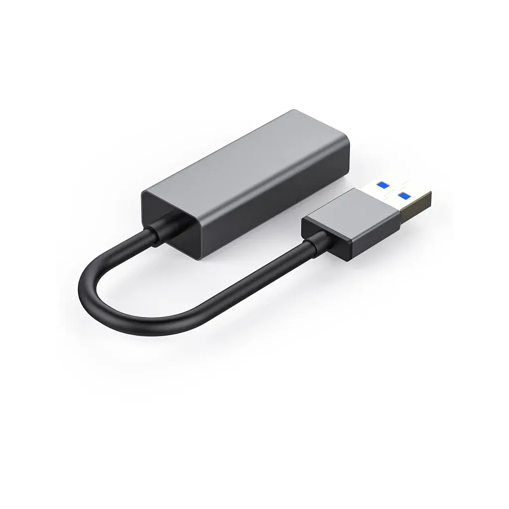 Перехідник USB 3.0 AM to RJ45 Ethernet 1000Mbps Dynamode (DM-AD-GLAN) - фото 2