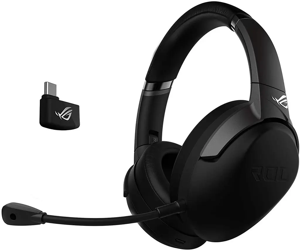 Гарнітура ігрова Asus ROG Strix Go 2.4 WL/3.5 мм/USB Black (90YH01X1-B3UA00) - фото 6