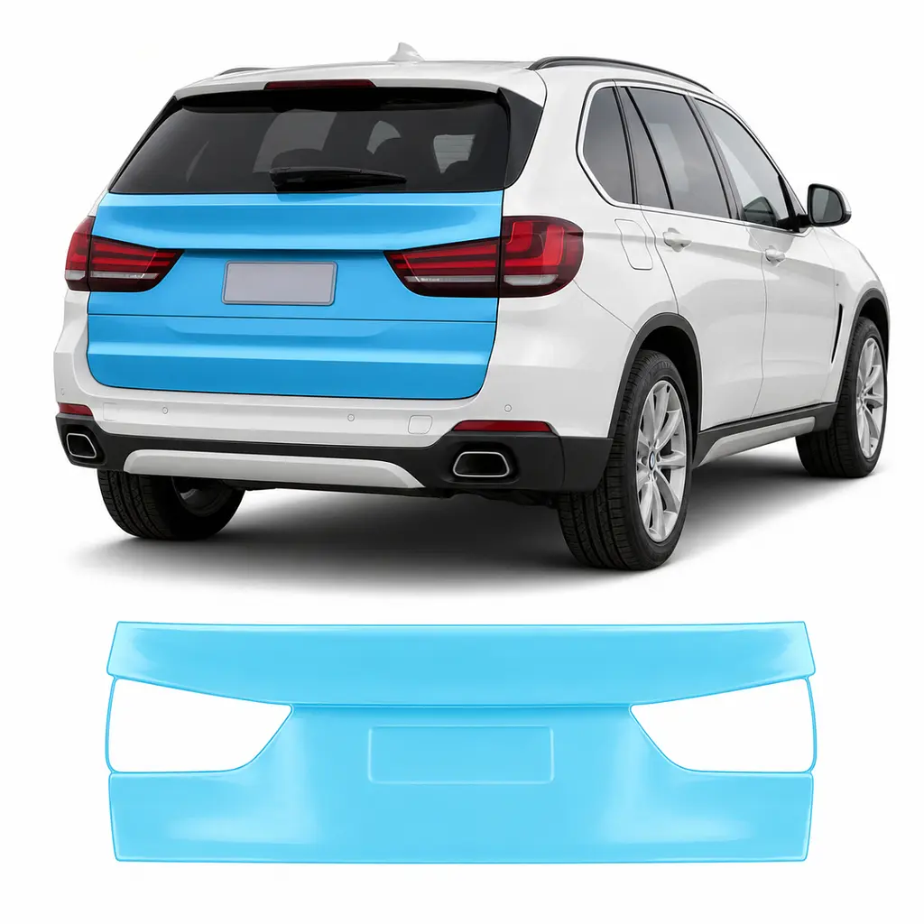 Антигравійна захисна бронеплівка за лекалами для BMW X5 F15 2013-2018 - зона кришки багажника