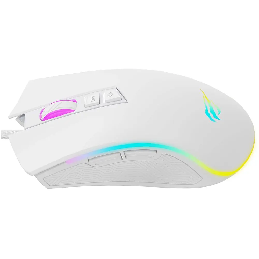 Миша ігрова дротова Havit HV-MS1034 USB white (HV-MS1034) - фото 4